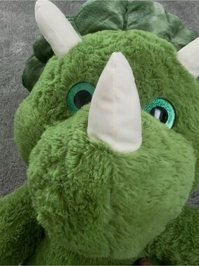 ANIMAL ADVENTURES Giant Green Brontosaurus Dinosaur Plush Stuffy Stuffed Animal